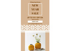 New Year Sale |15% OFF on Home Decor Products | Whispering Homes